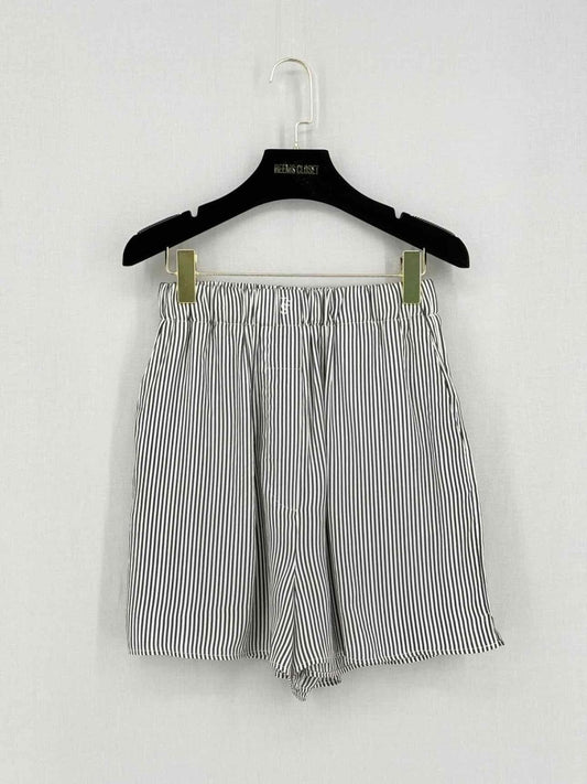 Pre-loved THE FRANKIE SHOP Lui Boxer Striped Size Medium Shorts at Reems Closet