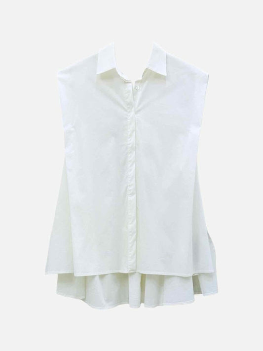 Pre-loved THE FRANKIE SHOP Sleeveless White Top from Reems Closet