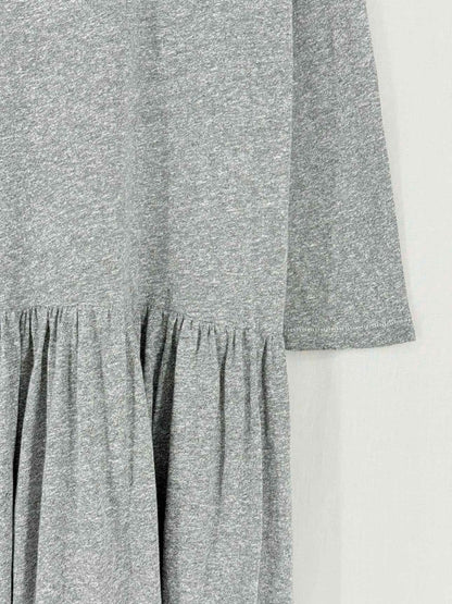 Pre - loved THE GREAT Grey Size US 4 Knee Length Dress at Reems Closet