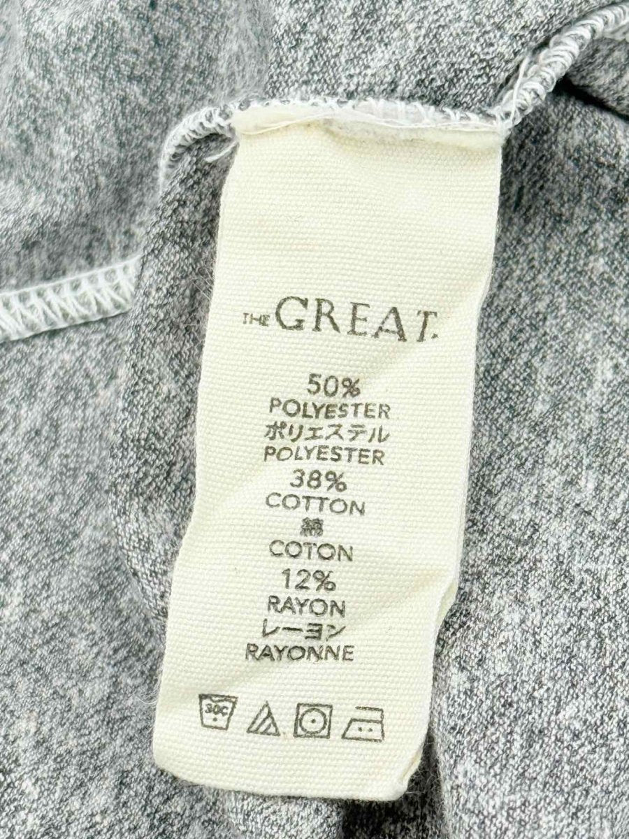 Pre - loved THE GREAT Grey Size US 4 Knee Length Dress at Reems Closet