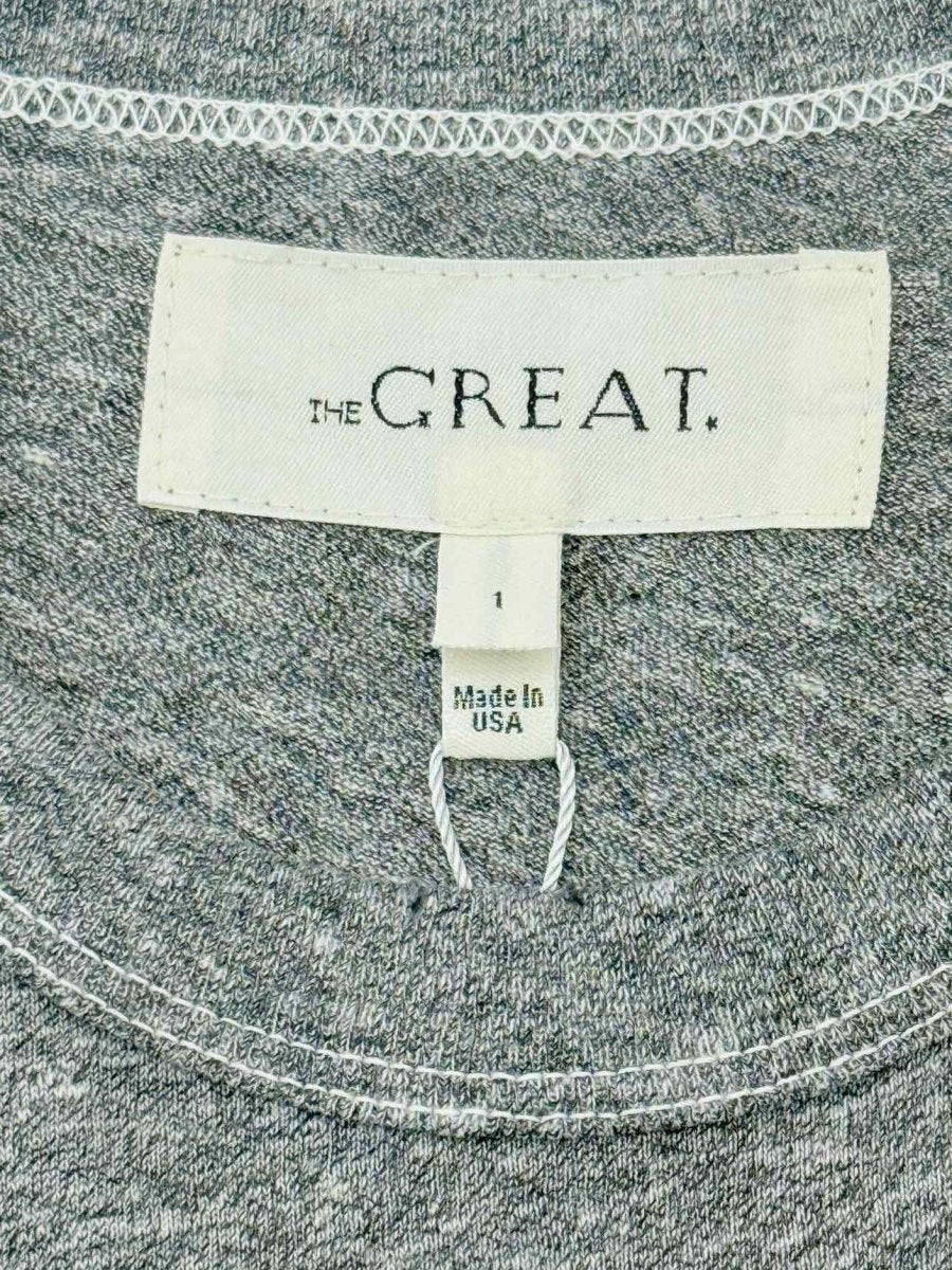 Pre - loved THE GREAT Grey Size US 4 Knee Length Dress at Reems Closet