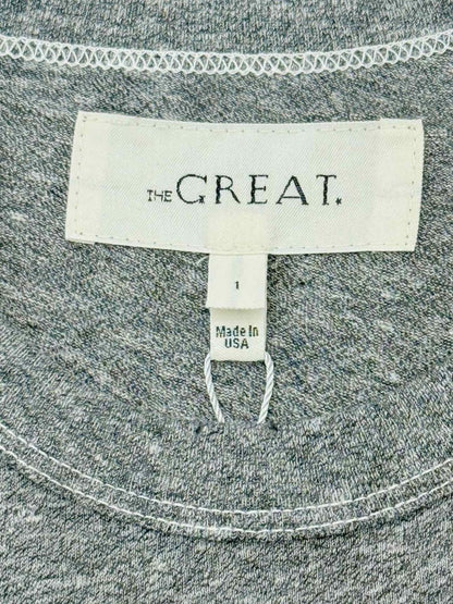 Pre - loved THE GREAT Grey Size US 4 Knee Length Dress at Reems Closet