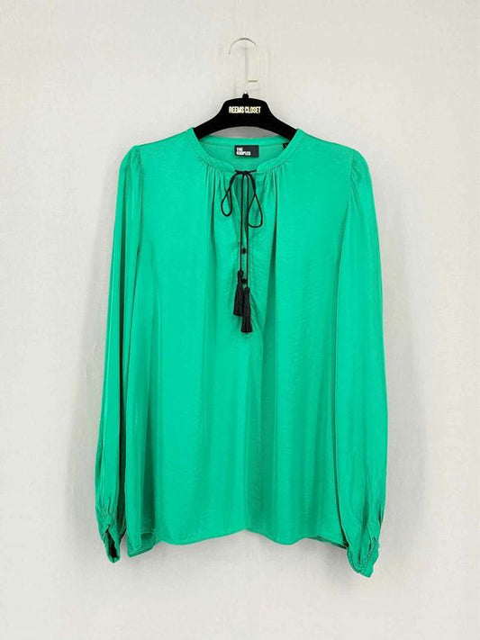 Pre-loved THE KOOPLES Green Size Small Blouse at Reems Closet