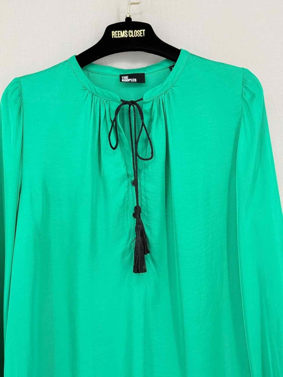 Pre-loved THE KOOPLES Green Size Small Blouse at Reems Closet