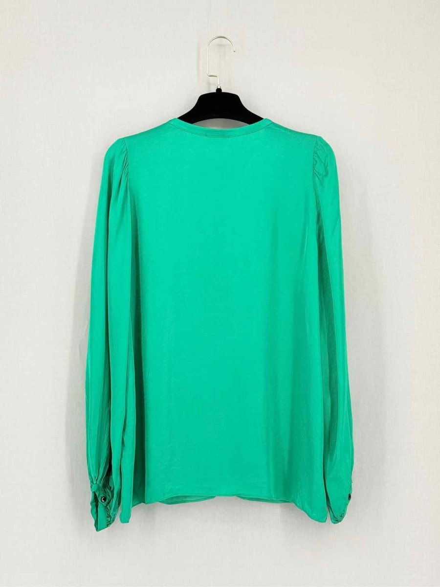 Pre-loved THE KOOPLES Green Size Small Blouse at Reems Closet
