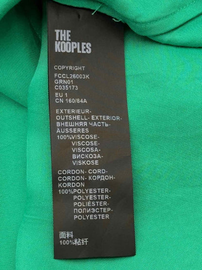 Pre-loved THE KOOPLES Green Size Small Blouse at Reems Closet