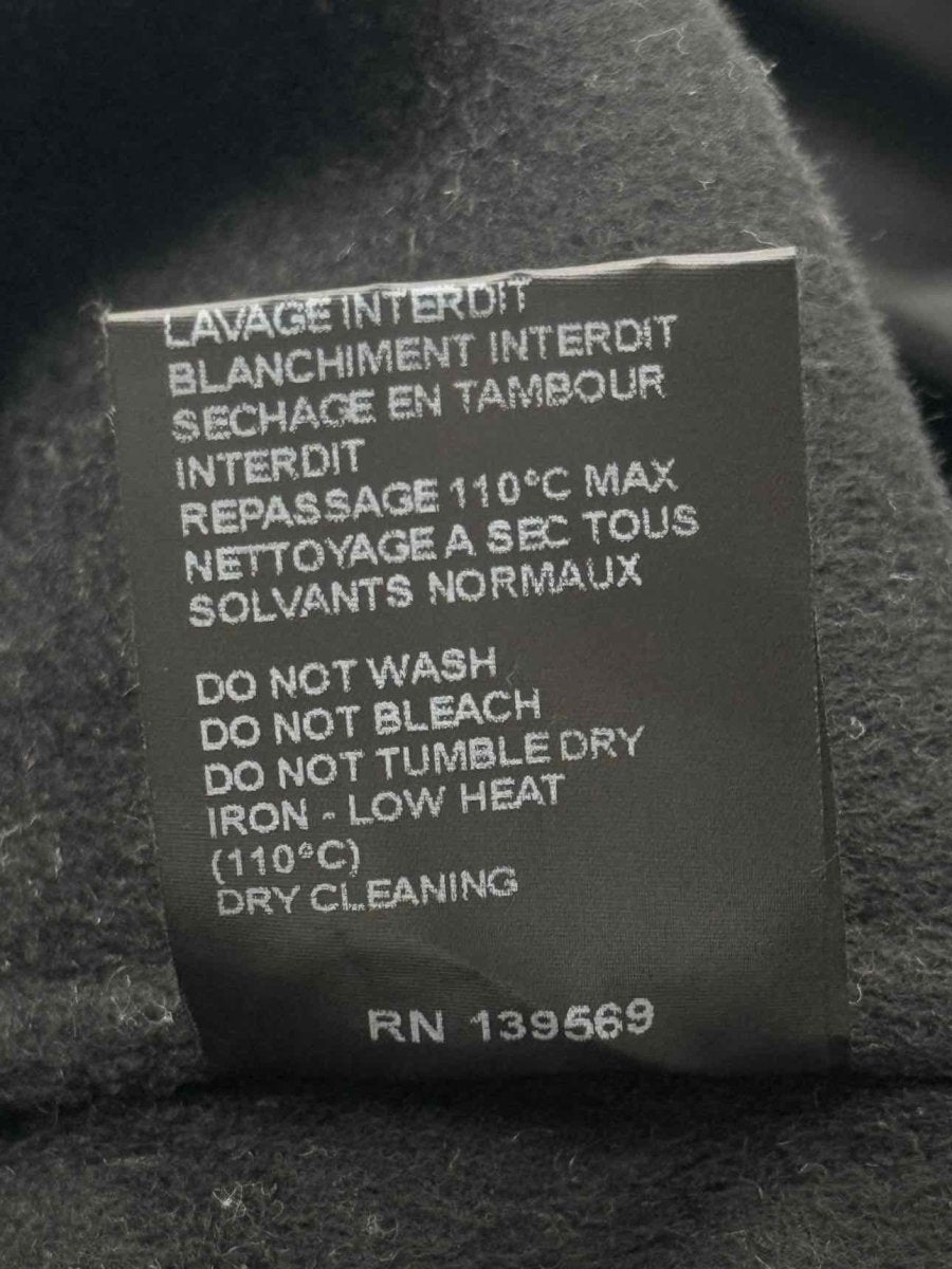 Pre - loved THE KOOPLES Single - breasted Black Size US 2 Coat at Reems Closet