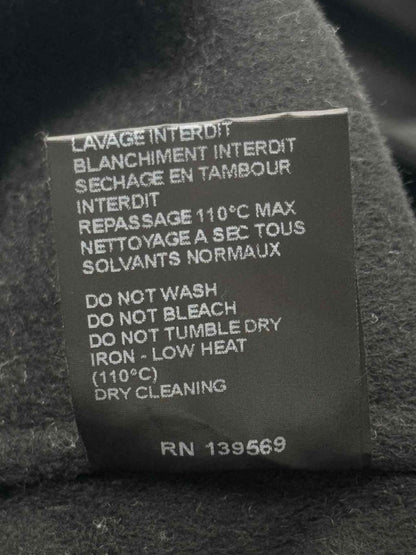 Pre - loved THE KOOPLES Single - breasted Black Size US 2 Coat at Reems Closet