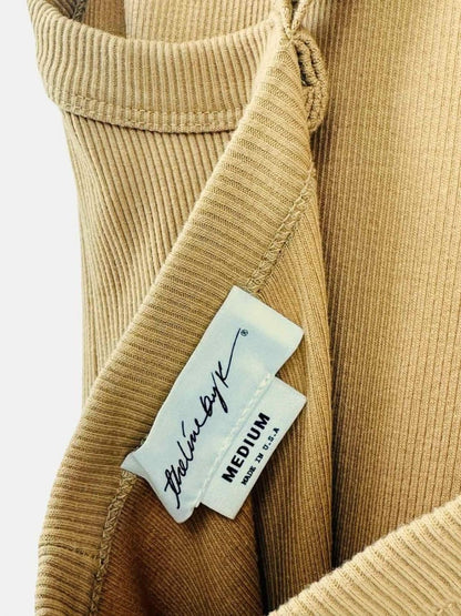 Pre - loved THE LINE BY K Maribel Camel Long Dress at Reems Closet