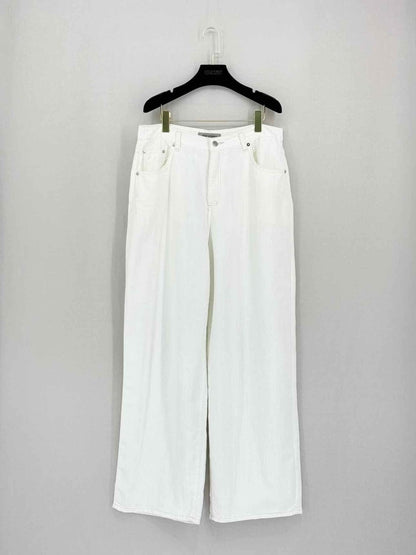 Pre-loved THE ROOM ANTWERP Baggy White Size Large Pants at Reems Closet