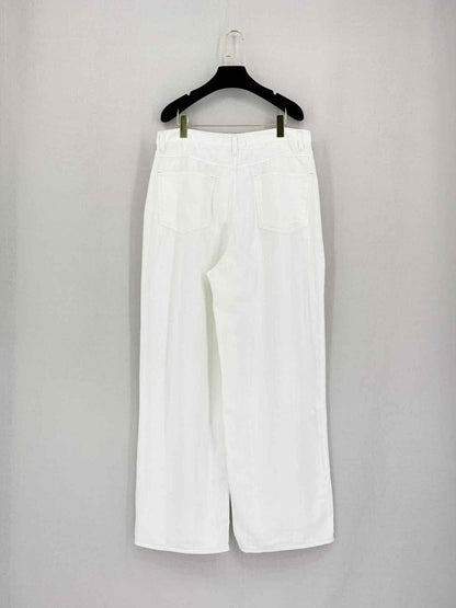 Pre-loved THE ROOM ANTWERP Baggy White Size Large Pants at Reems Closet