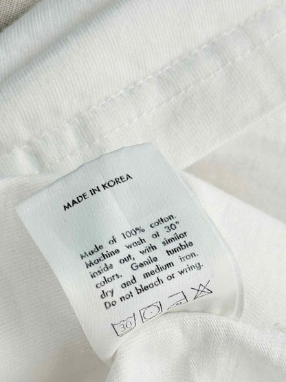 Pre - loved THE ROOM ANTWERP Open Back White Size One Size T-shirt at Reems Closet