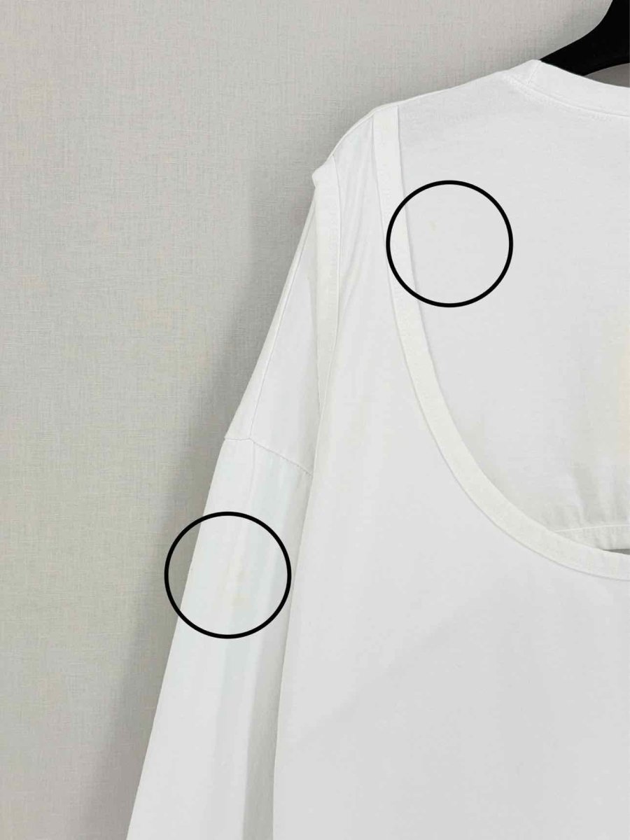 Pre - loved THE ROOM ANTWERP Open Back White Size One Size T-shirt at Reems Closet