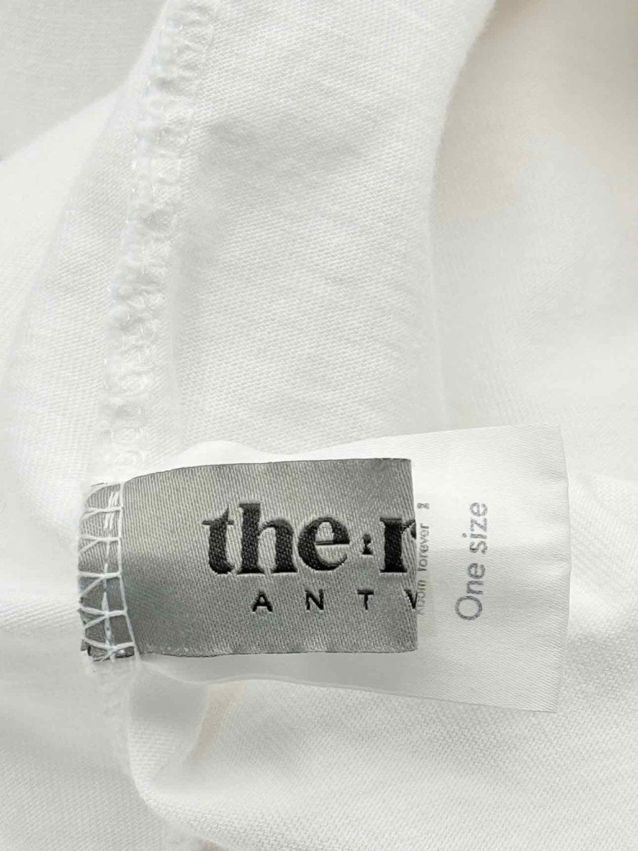 Pre - loved THE ROOM ANTWERP Open Back White Size One Size T-shirt at Reems Closet