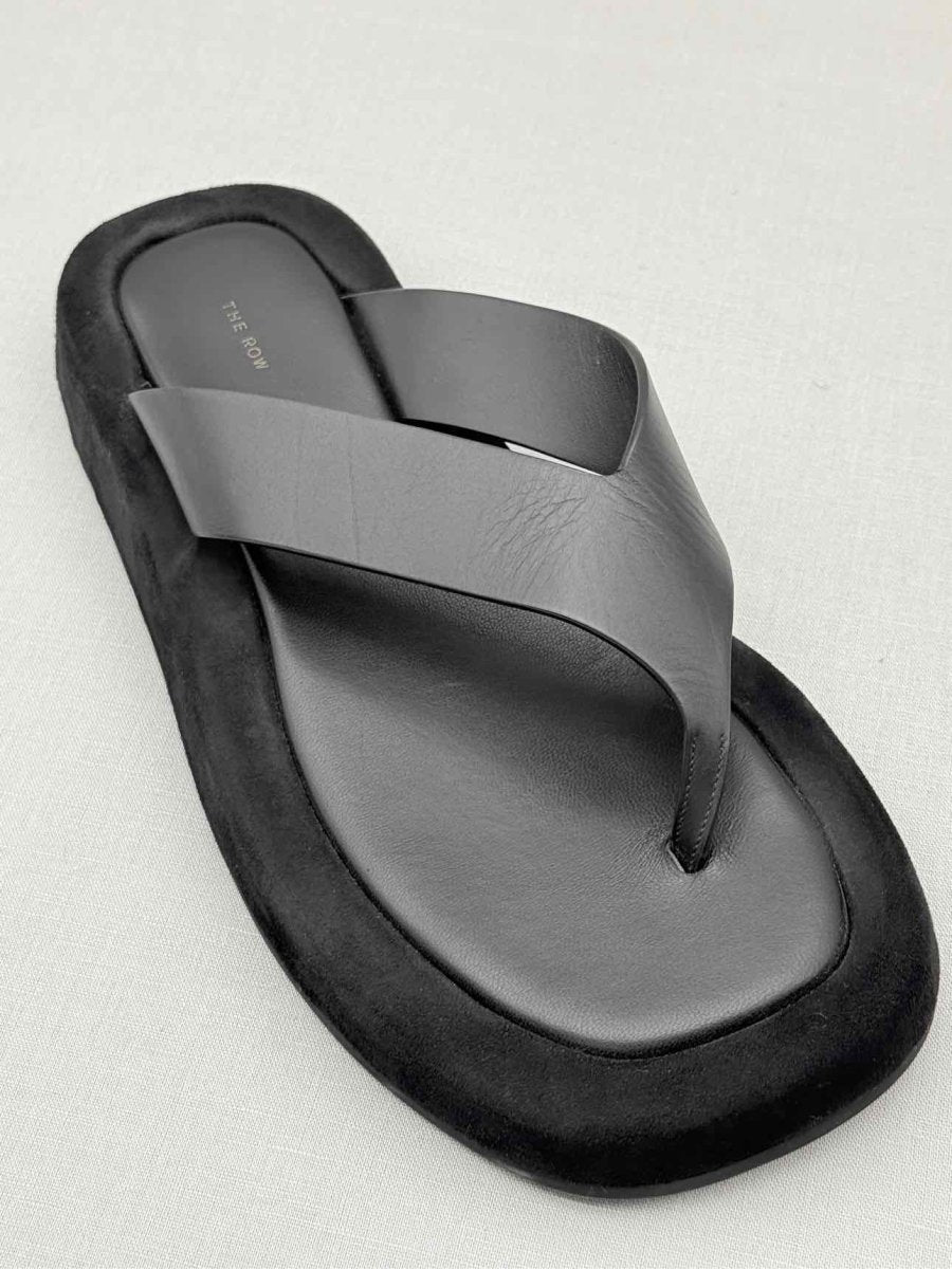 Pre - loved THE ROW Ginza Black Size EU 39 Flats at Reems Closet