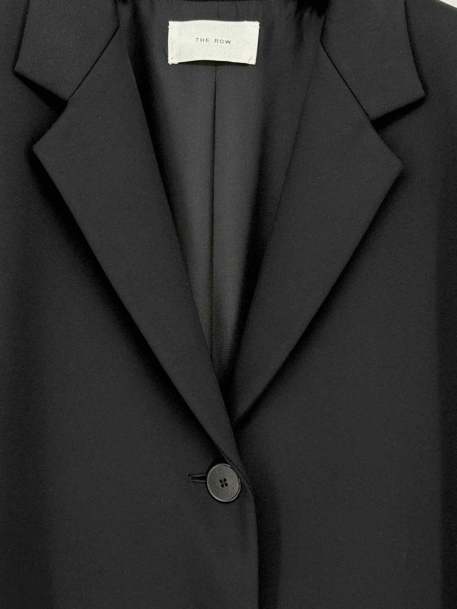 Pre - loved THE ROW Sallik Black Size Medium Coat at Reems Closet