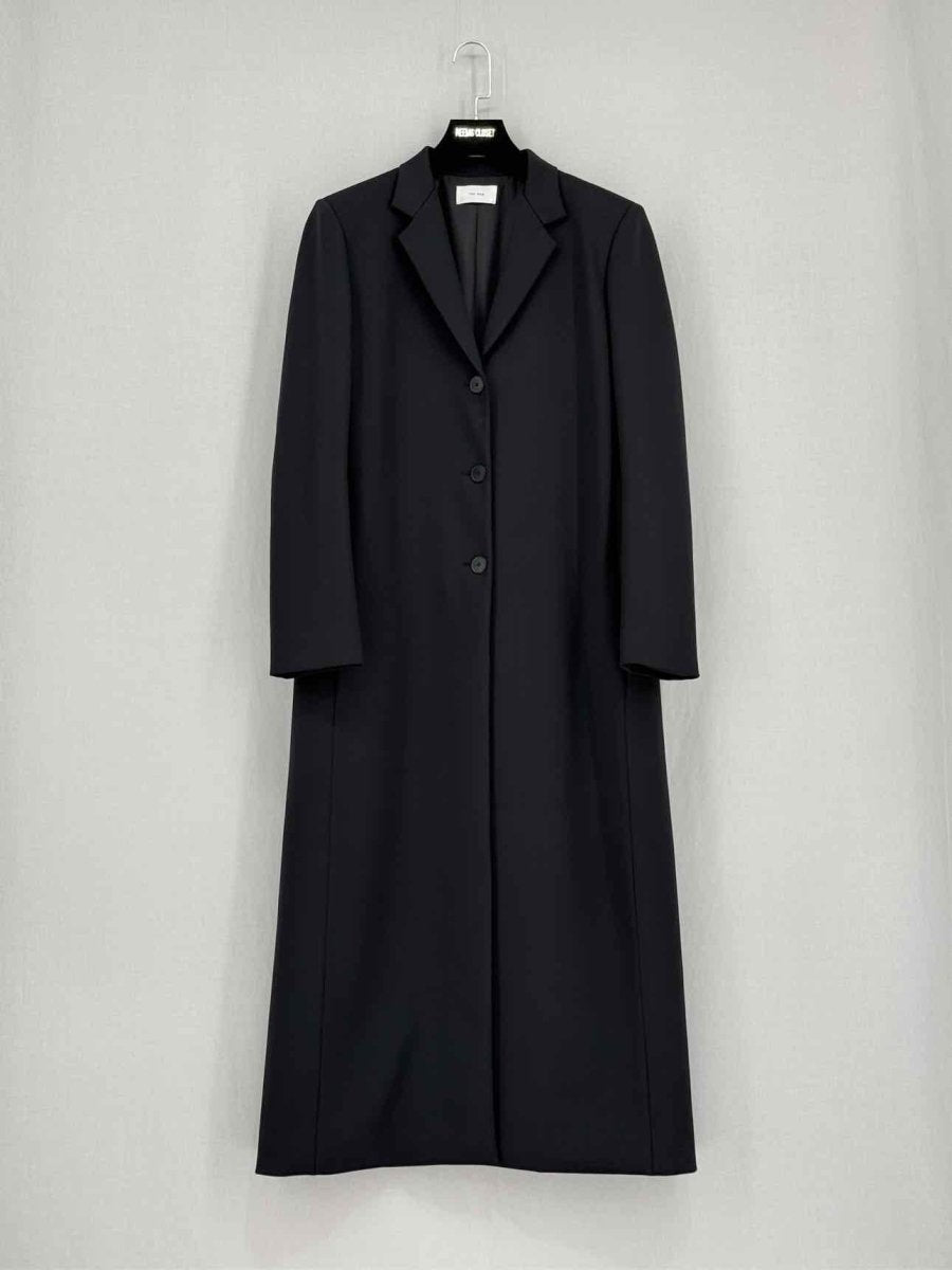 Pre - loved THE ROW Sallik Black Size Medium Coat at Reems Closet