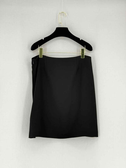 Pre - loved THEORY A - Line Black Mini Skirt US10 at Reems Closet