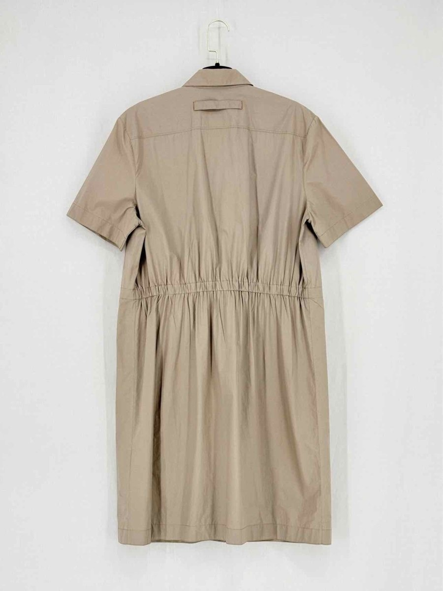 Pre - loved THEORY Beige Size Large Short Dress at Reems Closet