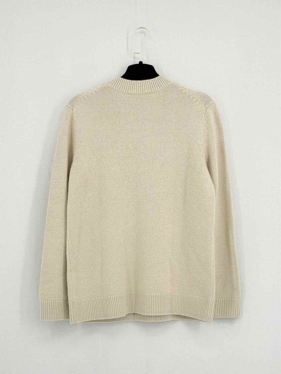 Pre - loved THEORY Beige Size Small Sweater at Reems Closet