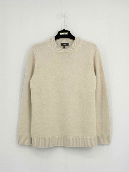 Pre - loved THEORY Beige Size Small Sweater at Reems Closet