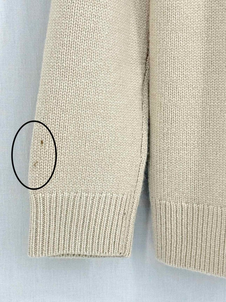 Pre - loved THEORY Beige Size Small Sweater at Reems Closet