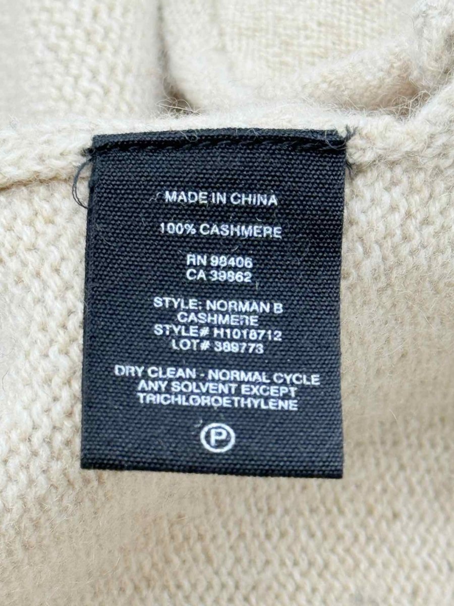 Pre - loved THEORY Beige Size Small Sweater at Reems Closet