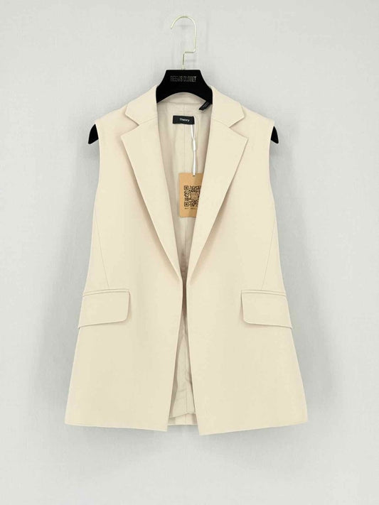 Pre - loved THEORY Beige Size US 0 Vest at Reems Closet