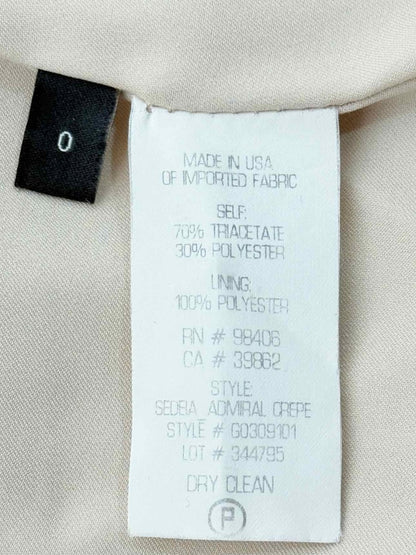 Pre - loved THEORY Beige Size US 0 Vest at Reems Closet