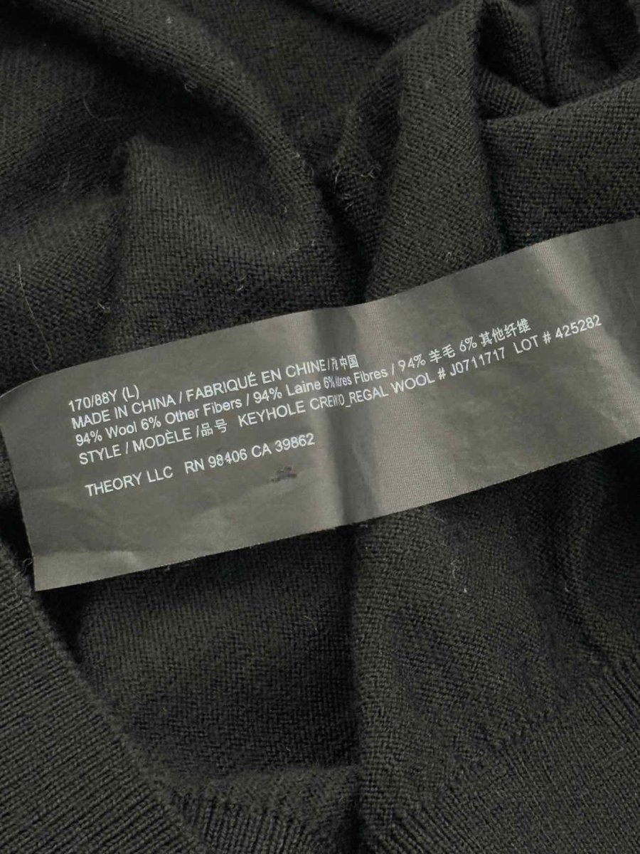 Pre - loved THEORY Black Size Large Jumper at Reems Closet