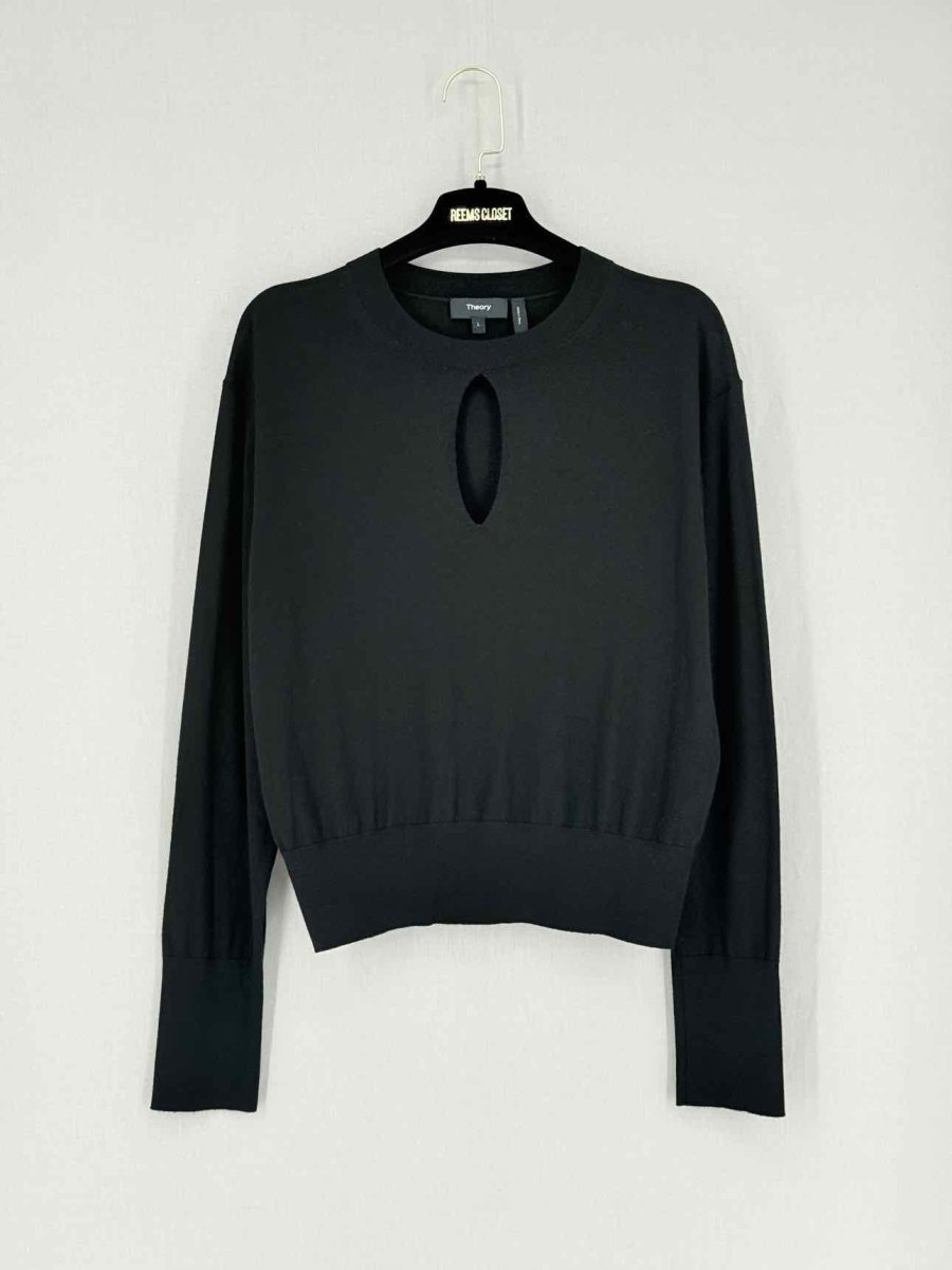 Pre - loved THEORY Black Size Large Jumper at Reems Closet
