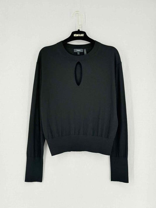 Pre - loved THEORY Black Size Large Jumper at Reems Closet