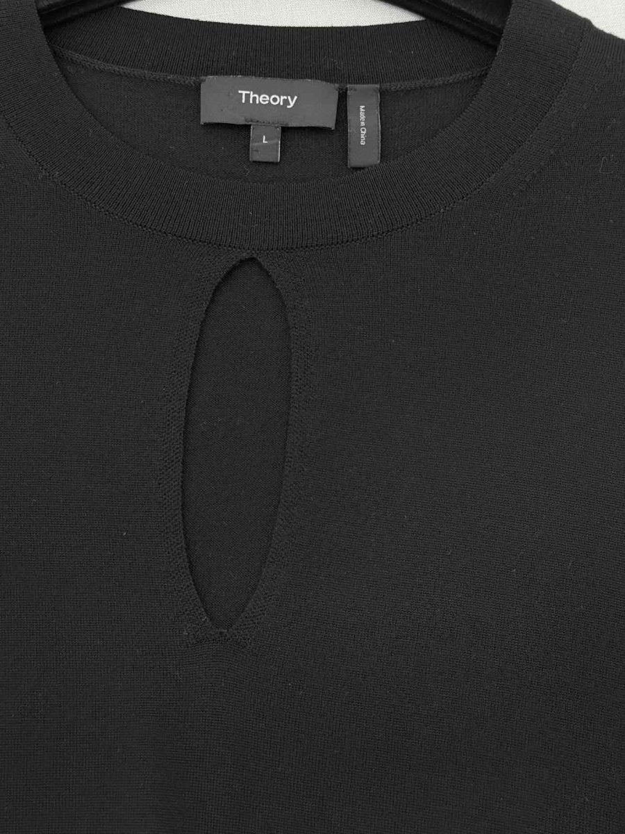 Pre - loved THEORY Black Size Large Jumper at Reems Closet