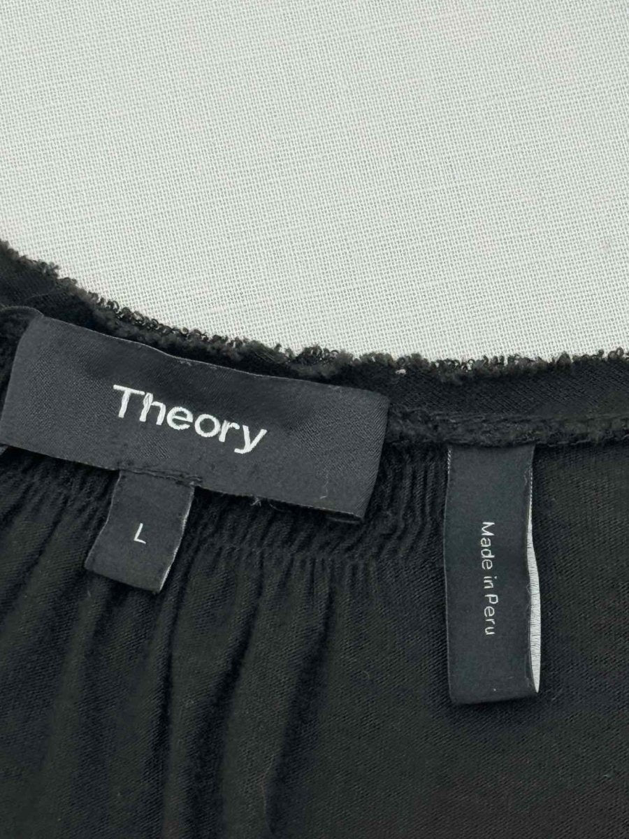 Pre - loved THEORY Black Size Large Knee Length Dress at Reems Closet