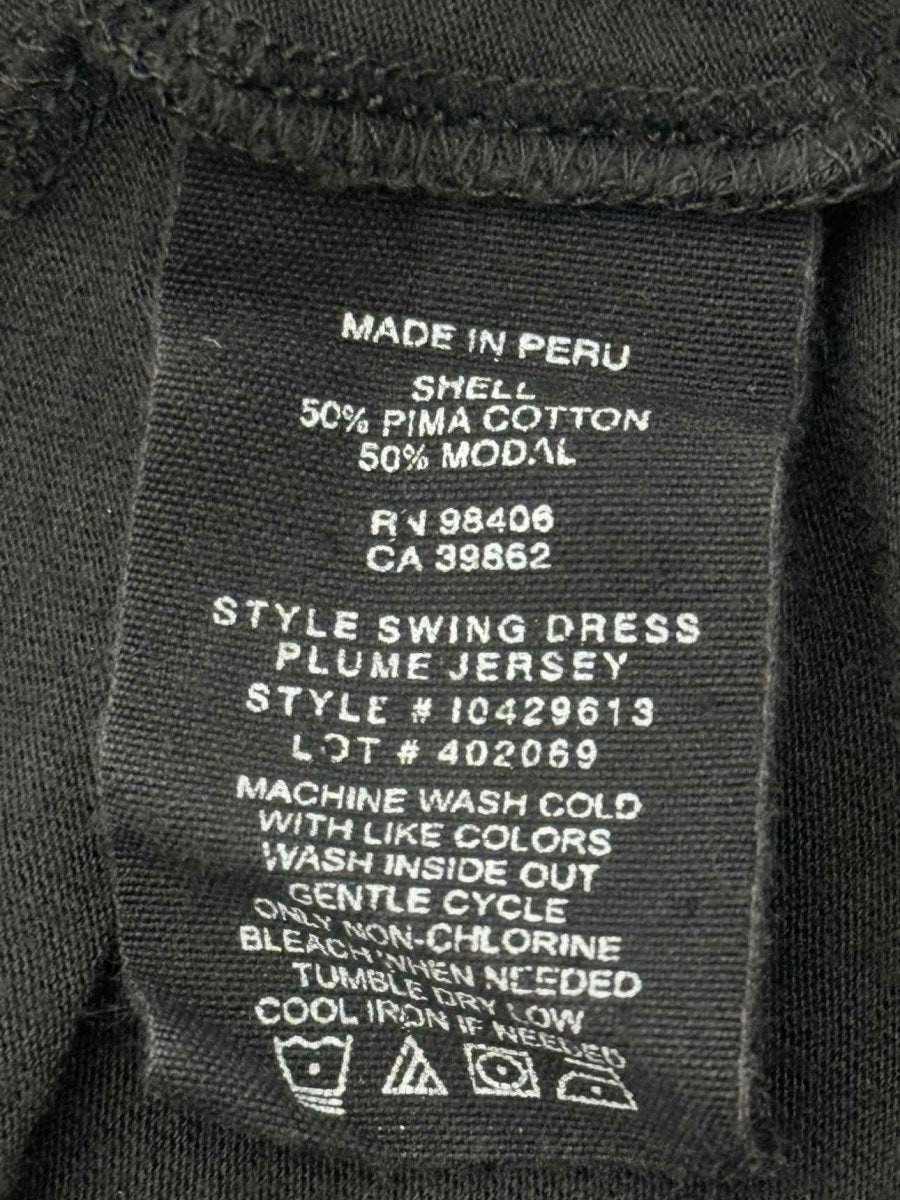 Pre - loved THEORY Black Size Large Knee Length Dress at Reems Closet