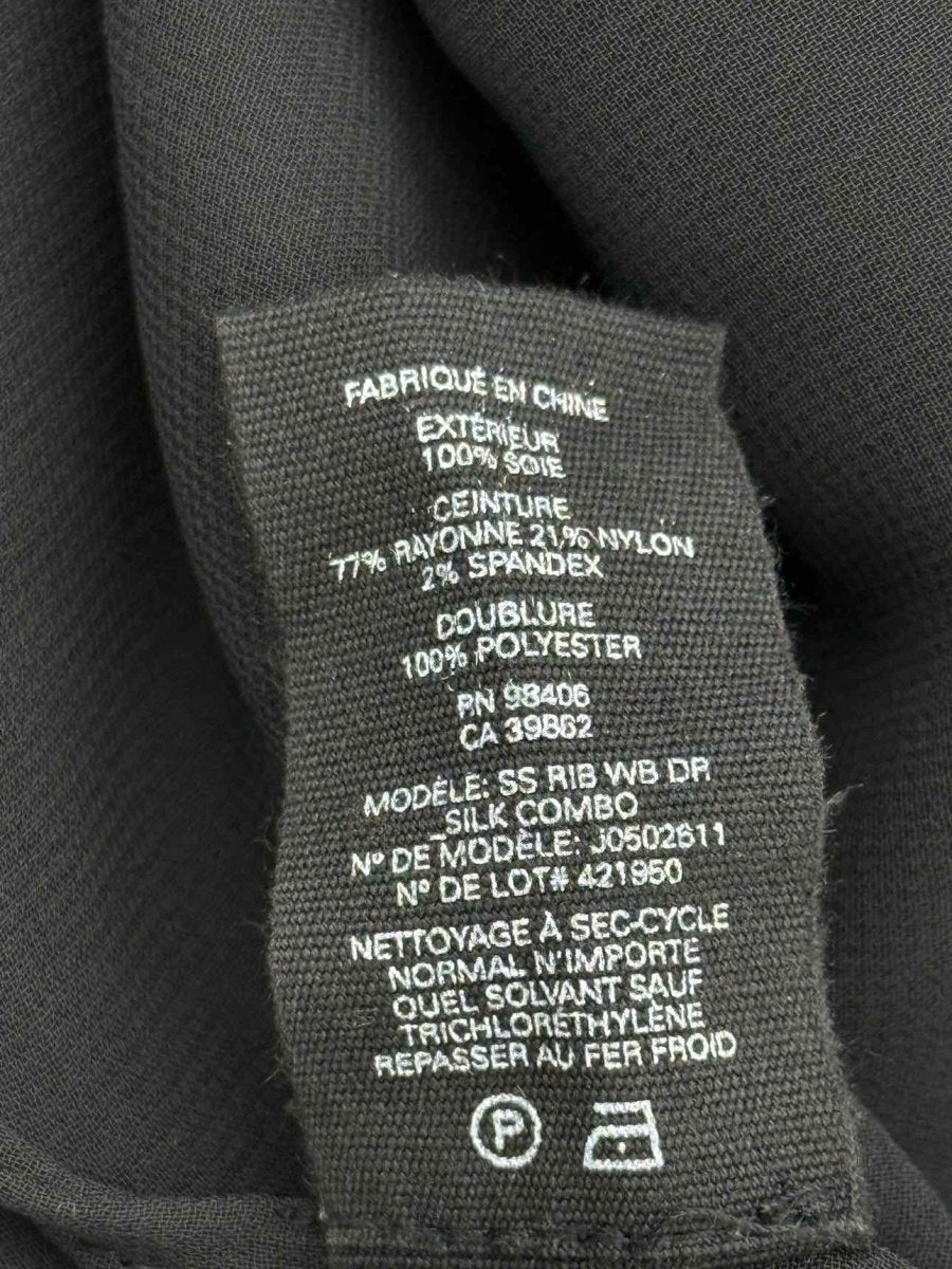 Pre - loved THEORY Black Size Large Midi Dress at Reems Closet