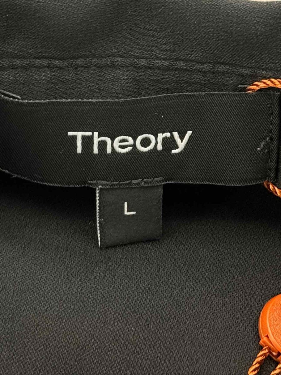 Pre - loved THEORY Black Size Large Shirt at Reems Closet