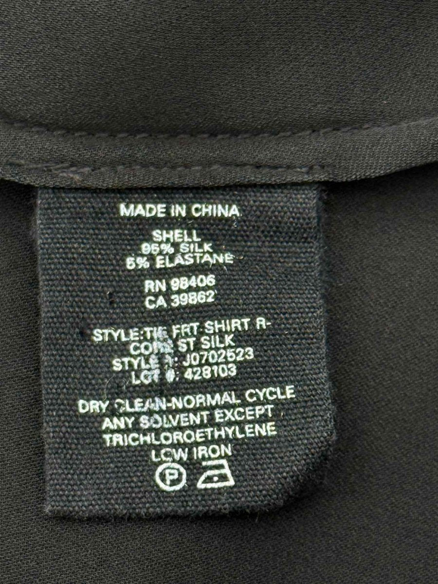 Pre - loved THEORY Black Size Large Shirt at Reems Closet