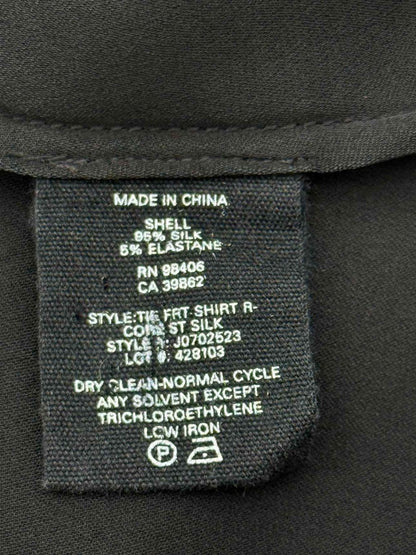 Pre - loved THEORY Black Size Large Shirt at Reems Closet