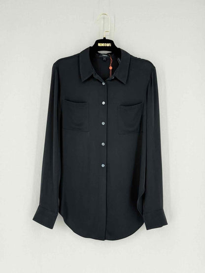 Pre - loved THEORY Black Size Large Shirt at Reems Closet