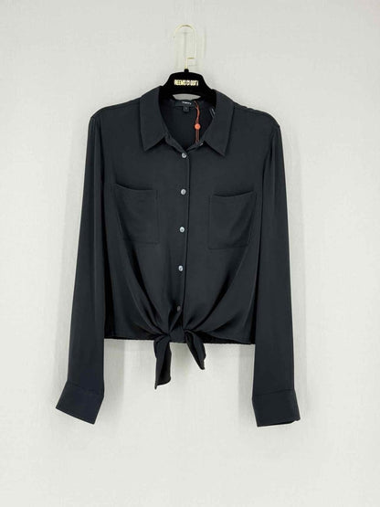 Pre - loved THEORY Black Size Large Shirt at Reems Closet