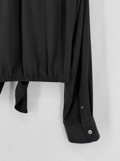 Pre - loved THEORY Black Size Large Shirt at Reems Closet