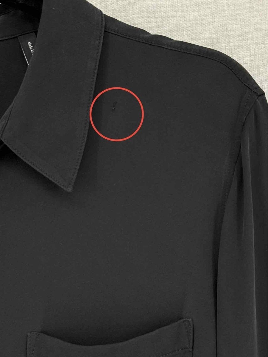 Pre - loved THEORY Black Size Large Shirt at Reems Closet