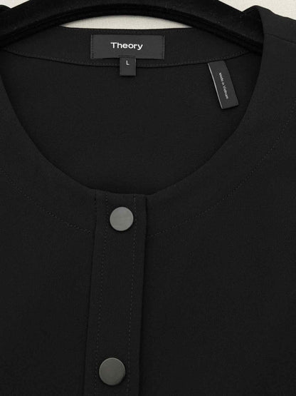 Pre - loved THEORY Black Size Large Short Dress at Reems Closet
