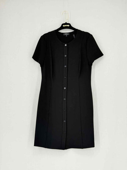 Pre - loved THEORY Black Size Large Short Dress at Reems Closet