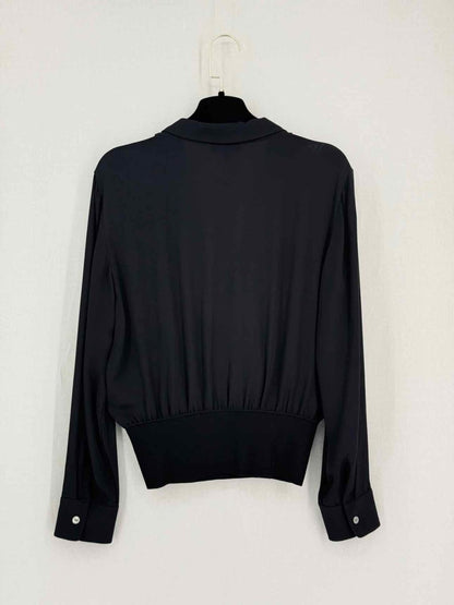 Pre-loved THEORY Black Size Small Blouse at Reems Closet