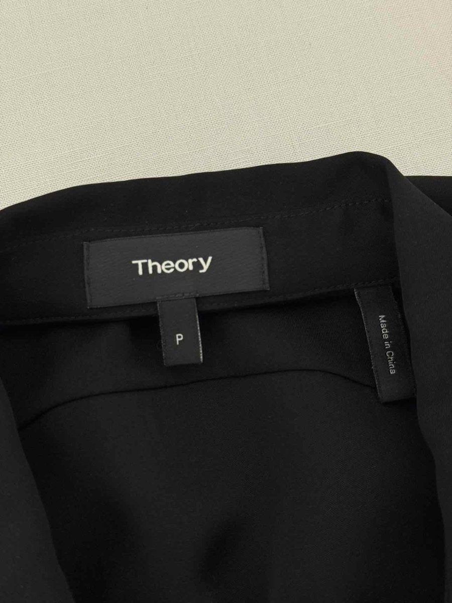 Pre - loved THEORY Black Size Small Shirt at Reems Closet