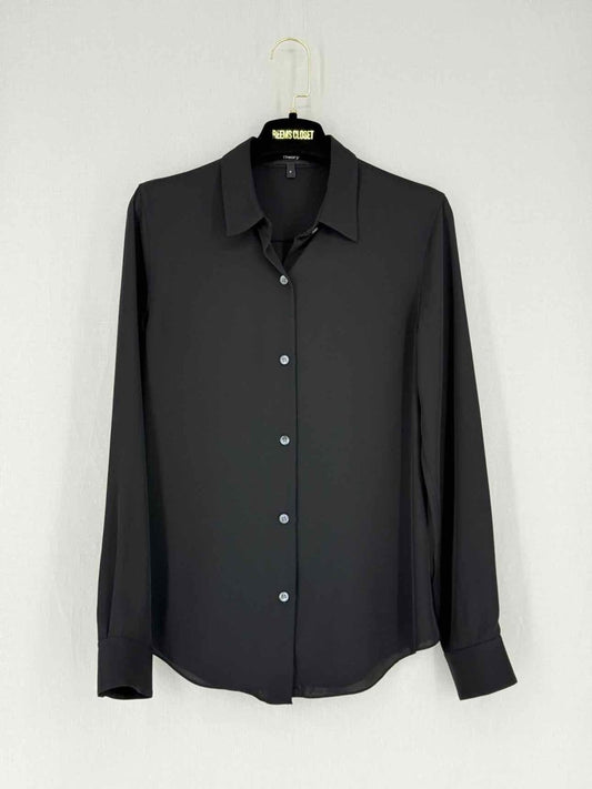 Pre - loved THEORY Black Size Small Shirt at Reems Closet