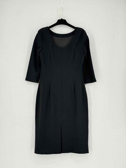 Pre - loved THEORY Black Size US 10 Knee Length Dress at Reems Closet