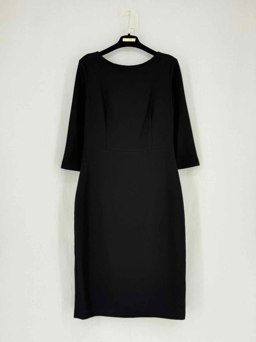 Pre - loved THEORY Black Size US 10 Knee Length Dress at Reems Closet